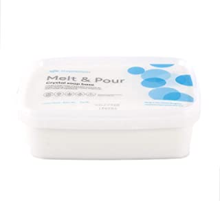 Melt and Pour, base per sapone da sciogliere e versare senza SLS, 2 kg, colore bianco (etichetta in lingua italiana non garantit