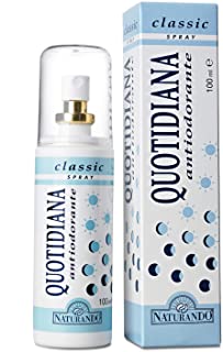 Naturando QUOTIDIANA ANTIODORANTE CLASSIC SPRAY FLACONE DA 100 ML Previene la formazione di cattivi odori