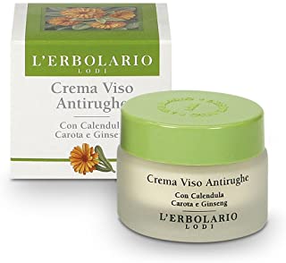 L 'erbolario calendula carota e ginseng crema viso