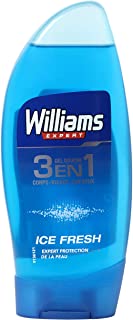 Williams uomo Protect 3 in 1 Gel Doccia fresco fresco ghiaccio, 250 ml