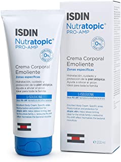 Isdin Nutratopic PRO-AMP Crema Corpo Emolliente per zone specifiche |Trattamento e Protezione per pelle Atopica 1 x 200ml