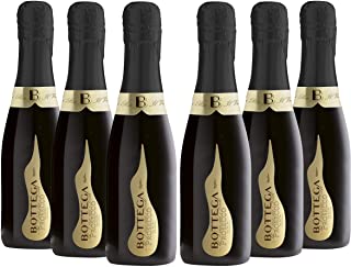 Bottega Poeti Prosecco Doc Spumante - Birillo - 6 Bottiglie da 200 ml