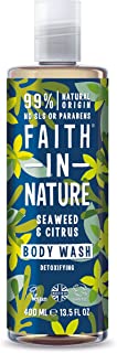 Faith in Nature Bagnoschiuma Naturale alle Alghe e Agrumi, Disintossicante, Vegano, senza Parabeni e SLS, non Testato su Animali