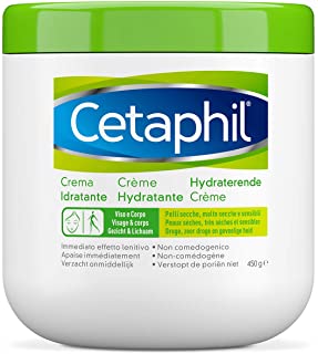 Cetaphil, Crema Idratante Viso e Corpo, Idratazione intensa per 24 ore, Ideale per Pelle Secca, Molto Secca, Sensibile e Dannegg