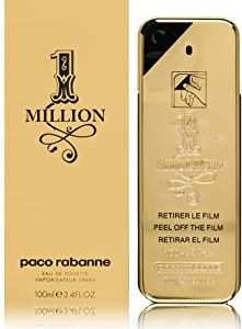 Paco Rabanne 1 Million Eau de Toilette, Uomo, 100 ml