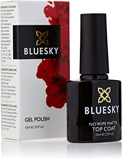 BlueSky - Smalto per unghie UV-gel, senza pulire, opaco, 10 ml