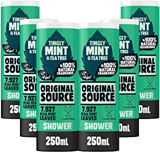 Fonte Shower Gel originale Menta e Tea Tree Confezione 250ml di 6