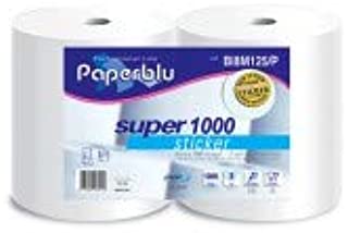 2 rotoloni asciugatutto paperblu super1000 bobina 1000 strappi 2veli micro incollati CF CARTA