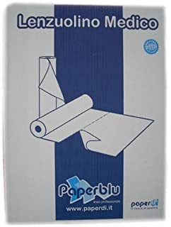 Farmac Zabban 2200770000 Rotoli per Lettino, Rulli in Carta, 70 m x 60 cm a Doppio Velo, 6 Pezzi, Bianco