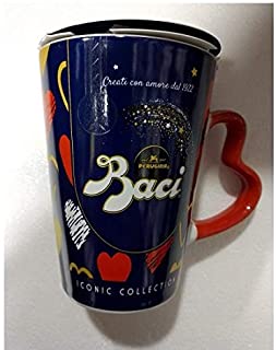 tazza cuore di ceramica + Baci Perugina 50 gr senza glutine