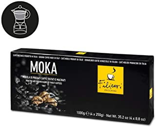 Filicori Zecchini MOKA - Caffe Macinato per Caffettiere Moka (4 x 250g)