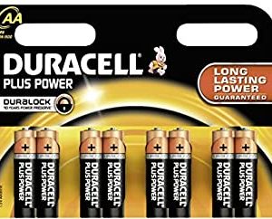 Duracell - Batterie alcaline 'Plus Power', Mignon AA, 8 pezzi