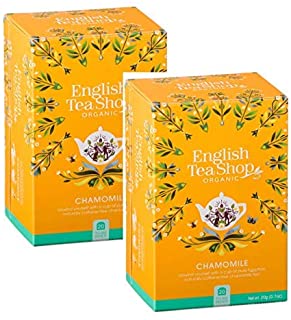 English Tea Shop Chamomile Naturally Caffeine Free Organic-Camomilla Biologica Naturalmente Senza Caffeina Collezione Premiata T