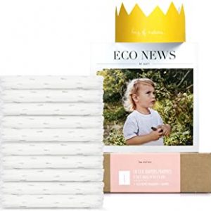 Eco by Naty, Taglia 1, 10 pannolini, 2-5kg, Pannolino eco premium a base vegetale con lo 0% di plastica sulla pelle