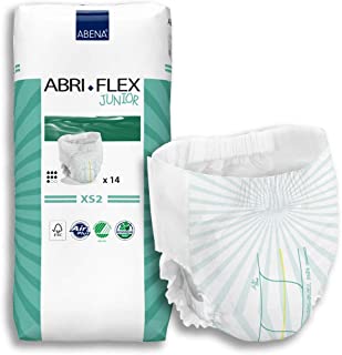 ABENA Abri-Flex Junior XS2 All-in-One, Hip-Waist Size 55-80 cm, 1500 ml, 14 pezzi