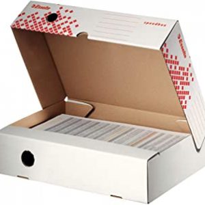 ESSELTE SPEEDBOX - Apertura ampia, dorso 80 mm - Bianco - 623910
