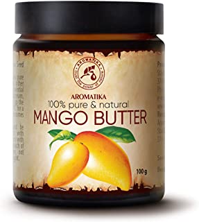 Burro di Mango 100g - Mangifera Indica - Indonesia - Naturale e Puro al 100% - Raffinato - Cura Intensiva per il Corpo - Capelli