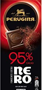Perugina Nero Tavoletta di Cioccolato Fondente con 95% di Cacao ,85 g