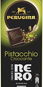 Perugina Tavoletta di Cioccolato Nero Extra Fondente con Pistacchio, 85g