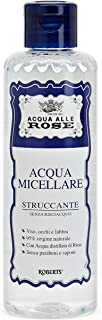 Acqua alle Rose Acqua Micellare Struccante, Detergente Viso Pelli Normali, 200 ml