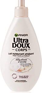 Garnier Ultradolce - Latte corpo lenitivo idratante &ldquo,Delicatezza d'avena&rdquo, per pelli secche e sensibili, 250 ml