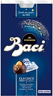 Baci Perugina Cioccolatini Fondenti Ripieni al Gianduia, 200g