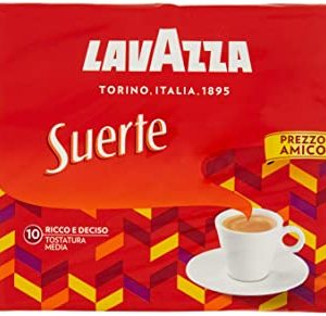 Lavazza Caffe Macinato Suerte, Pacco da 2 x 250g