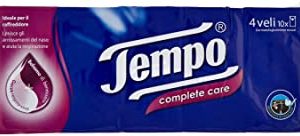 Tempo - Fazzoletti Complete Care, 10 Pacchetti da 9 Fazzoletti