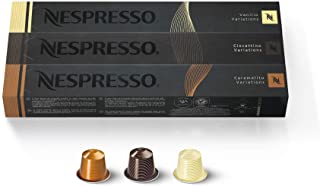 NESPRESSO Espresso Trio Vanilio, Caramelito, Ciocattino - Variazioni - 30 Capsule