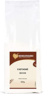 BONGIOVANNI Castagne Secche, prodotto biologico, 500g