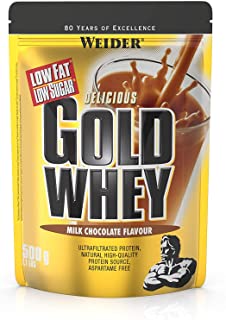 Weider Gold Whey Proteine del Siero di Latte, Sapore Cioccolato - 500 Gr