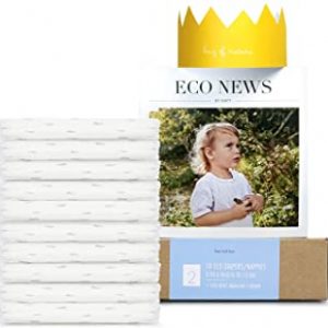 Eco by Naty, Taglia 2, 10 pannolini, 3-6kg, Pannolino eco premium a base vegetale con lo 0% di plastica sulla pelle