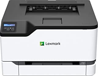 Lexmark C3224DW - Laser a colori (WLAN, LAN, fino a 22 ppm, stampa fronte-retro, colore: Nero-Grigio