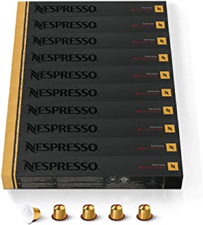 NESPRESSO CAPSULE ORIGINALI - Volluto Decaffeinato,100 capsule di caffe Linea Original, Riciclabili