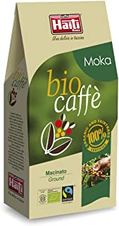Caffe Haiti Roma Biocaffe Moka 100% Biologico 100% Equosolidale macinato 250 g