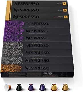 NESPRESSO CAPSULE ORIGINALI - Selezione Balanced con Caffe Decaffeinato,100 capsule di caffe Linea Original, Riciclabili