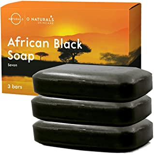 Sapone Nero Africano 100% Naturale Vegan, Con Oli Essenziali Terapeutici Cura Pelle, Brufoli Acne Psoriasi Eczema, Idratante, Di