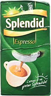 Splendid - Caffe Macinato Gusto Espresso - Miscela per Macchina Caffe Espresso - 12 Confezioni - Pacco da 500 gr