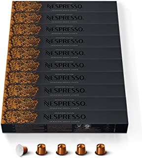 NESPRESSO CAPSULE ORIGINALI - Ispirazione Genova Livanto,100 capsule di caffe Linea Original, Riciclabili