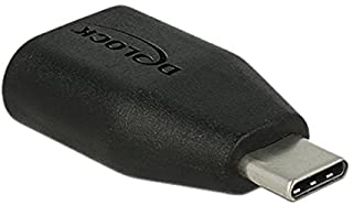 Delock Adattatore USB Type-C maschio > USB 3.0 A femmina Nero