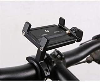 SYSTEM-S Supporto per Bicicletta in Metallo Nero per Smartphone