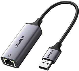 UGREEN Adattatore Ethernet USB 3.0 Gigabit 1000 Mbps, Adattatore di Rete, Adattatore LAN Compatibile con 10/100/1000Mbps per Swi