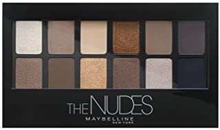 Maybelline New York Palette Ombretti The Nudes, 12 Colori Sulle Sfumature del Nudo, Finish Matte, Satinato e Perlato