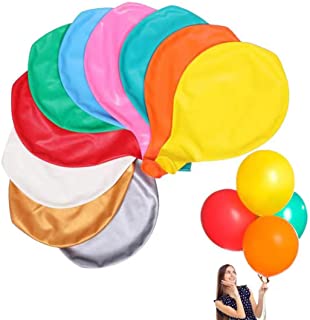 JOJOR Palloncino Gigante,10 Pezzi Palloncini Giganti 36 Pollici, Grande Palloncino Diametro 90cm Lattice di Colori Assortiti per Matrimonio Compleanno