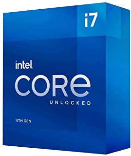 Intel Core i7-11700K processore desktop di 11a generazione (frequenza di base: 3,6 GHz. Tuboost: 4,9 GHz, 8 core, LGA1200) BX807