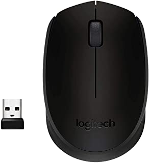 Logitech M171 Mouse Wireless, 2.4 GHz con Mini Ricevitore USB, Rilevamento Ottico, Durata ?Batteria Fino a 12 Mesi, Mouse Ambidestro per PC/Mac/Laptop