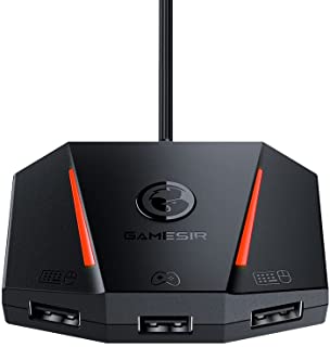 GameSir VX2 AimBox Adattatore per Tastiera e Mouse, Convertitore di Connessione Cablata con Jack da Studio da 3,5 mm, Compatibil