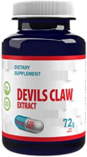 Artiglio Del Diavolo (Devils Claw) 10:1 Extract (5000mg Equivalent) 500mg 120 Vegan Capsules, Certificato di analisi di AGROLAB Germania, ad alta resi