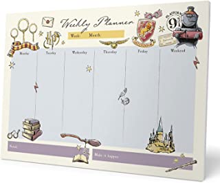 Grupo Erik - Planning da Tavolo Harry Potter Glasses Collection, con planner settimanale e 54 fogli a strappo, perfetto come age