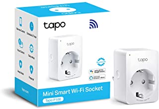 TP-Link Tapo P100 Presa Intelligente WiFi Smart Plug, Compatibile con Alexa e Google Home, Controllo Remoto tramite APP Tapo, Su